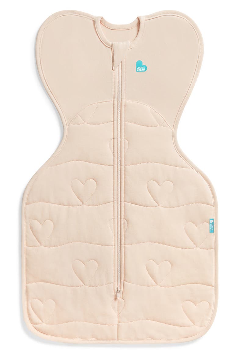 Swaddle Up™ Extra Warm 3.5 TOG Quilted Stretch Cotton Swaddle, Main, color, BLUSH PINK