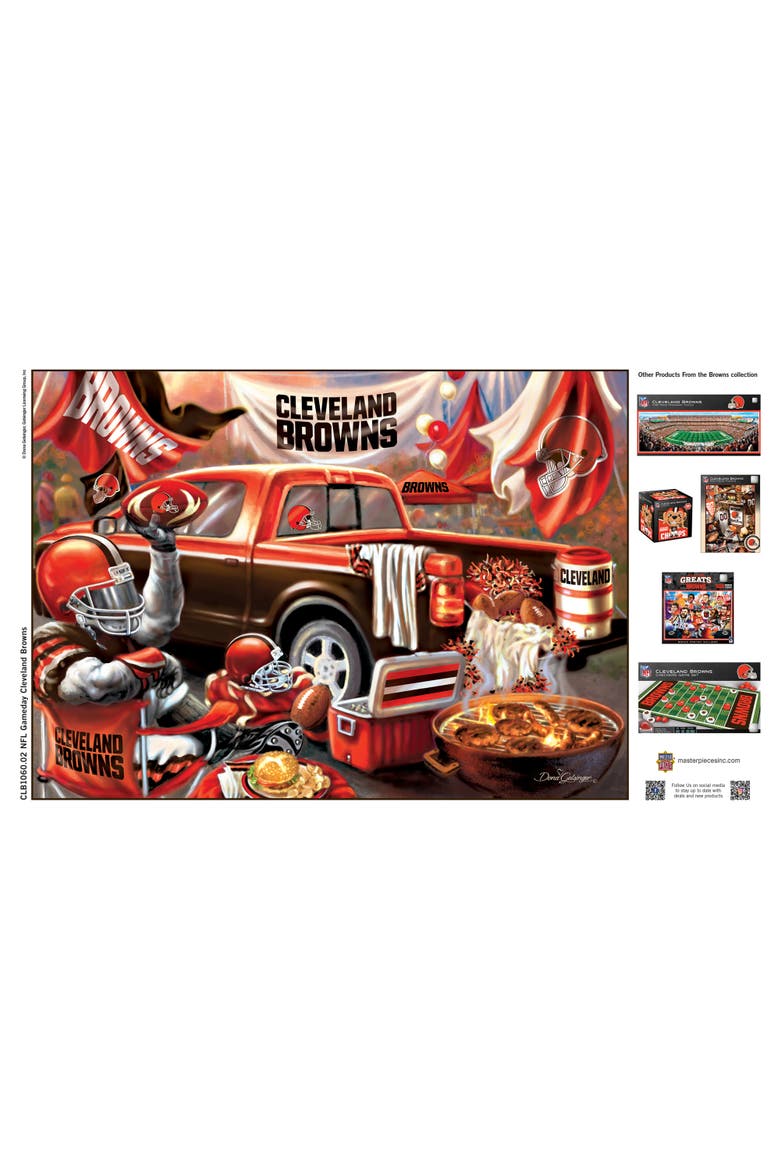 Cleveland Browns Gameday 1000pc Puzzle, Alternate, color, Multicolor