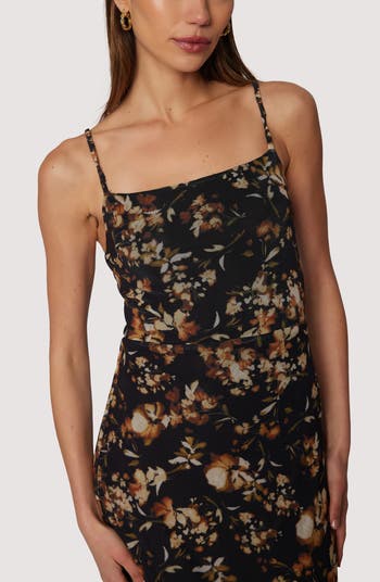 Moonlit Meadow Floral Maxi Dress
