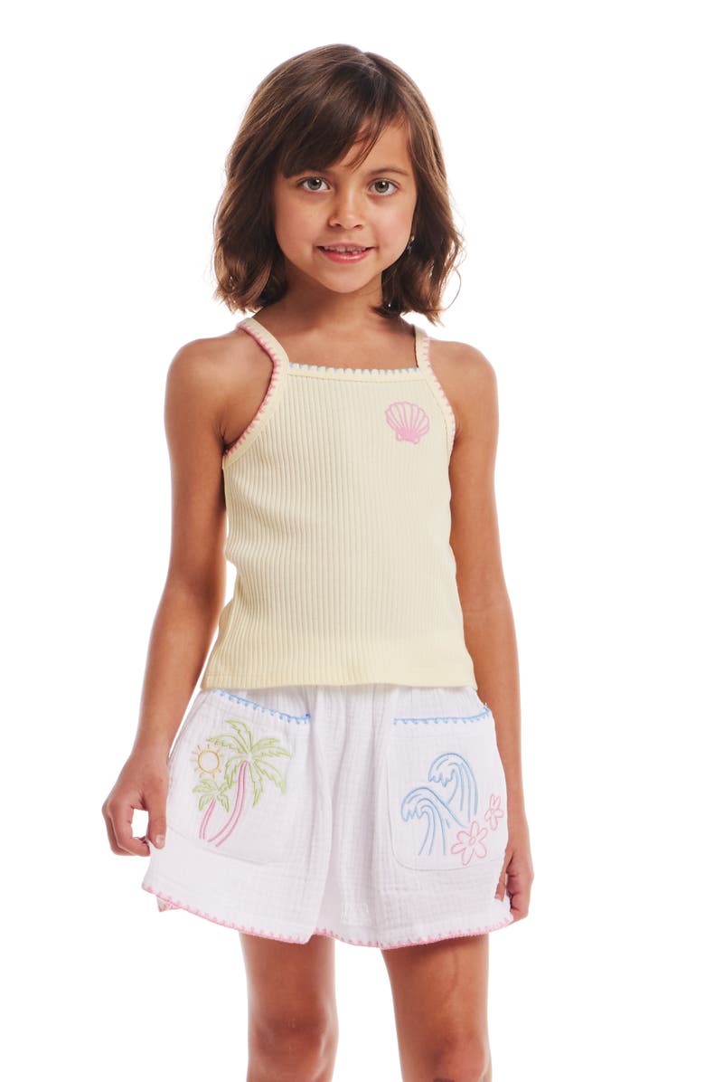 Andy & Evan Kids' Embroidered Tank & Skort Set, Alternate, color,