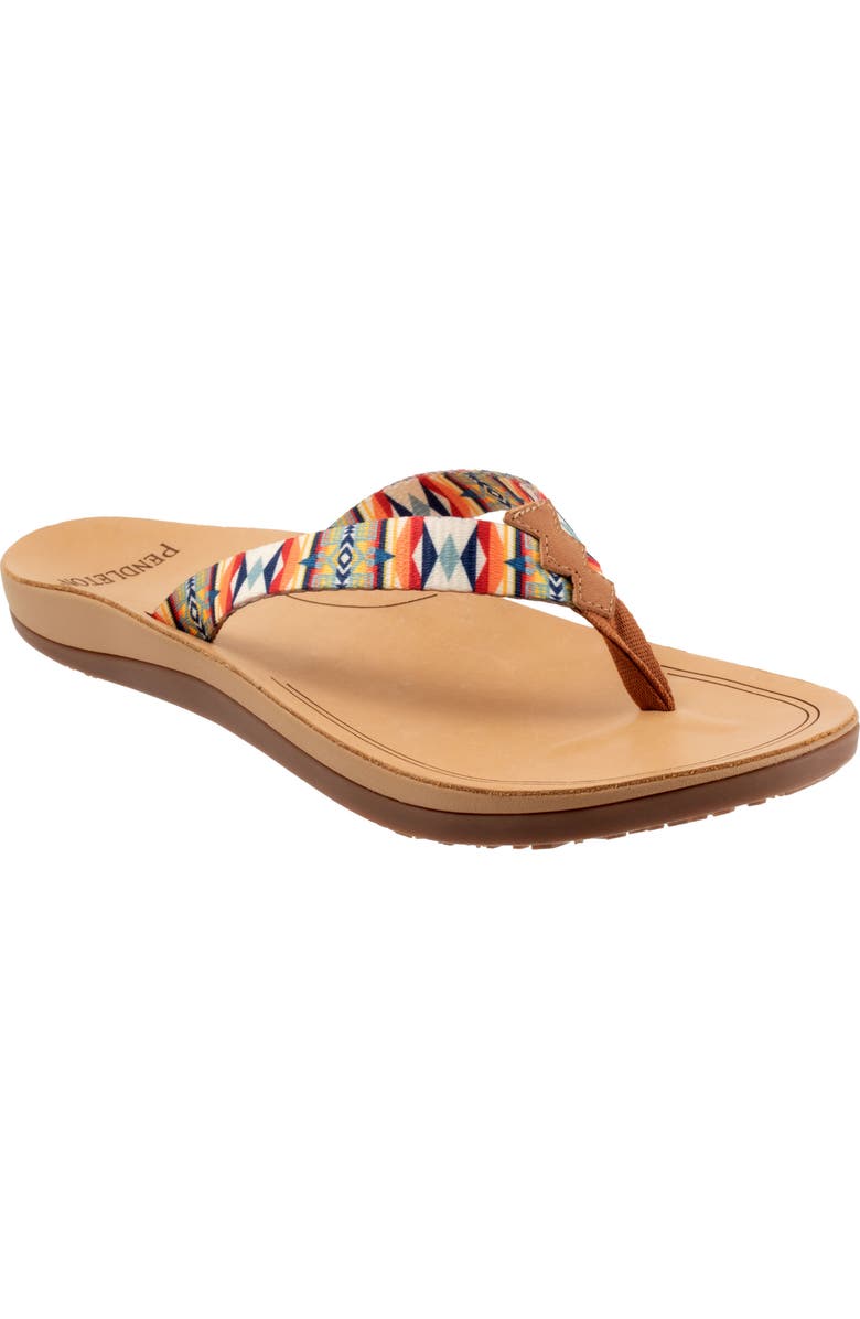 Pendleton Fire Legend Flip Flop, Main, color,