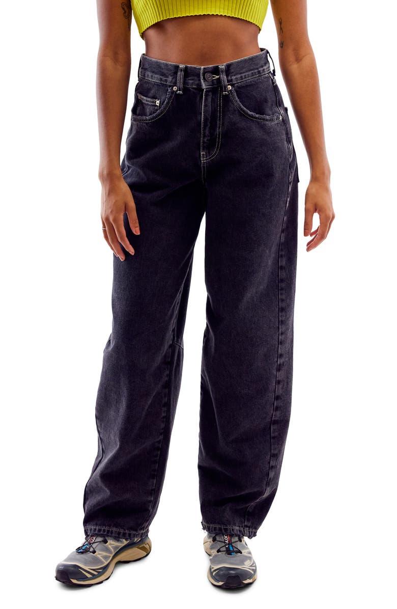 BDG Urban Outfitters Logan Washed High Waist Baggy Jeans, Main, color, 