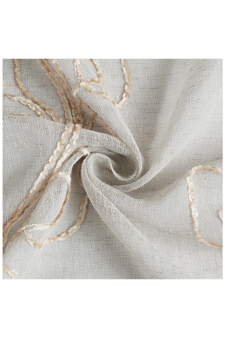 Set of 2 Sheer Curtain Panels, Alternate, color, LINEN
