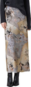 AllSaints Bryony Maxi Slipskirt