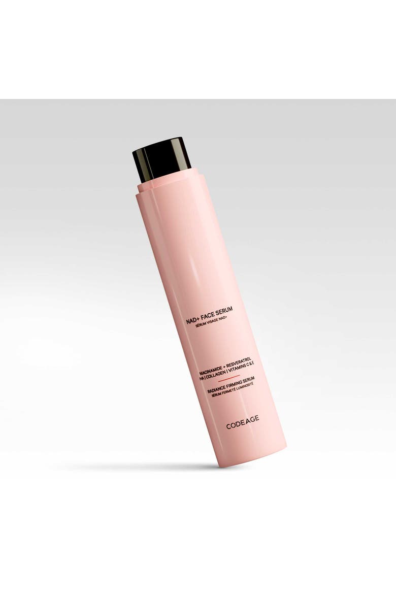 NAD+ Face Serum Refill Only, Resveratrol, Niacinamide, Collagen, Aloe Vera, Alternate, color, White