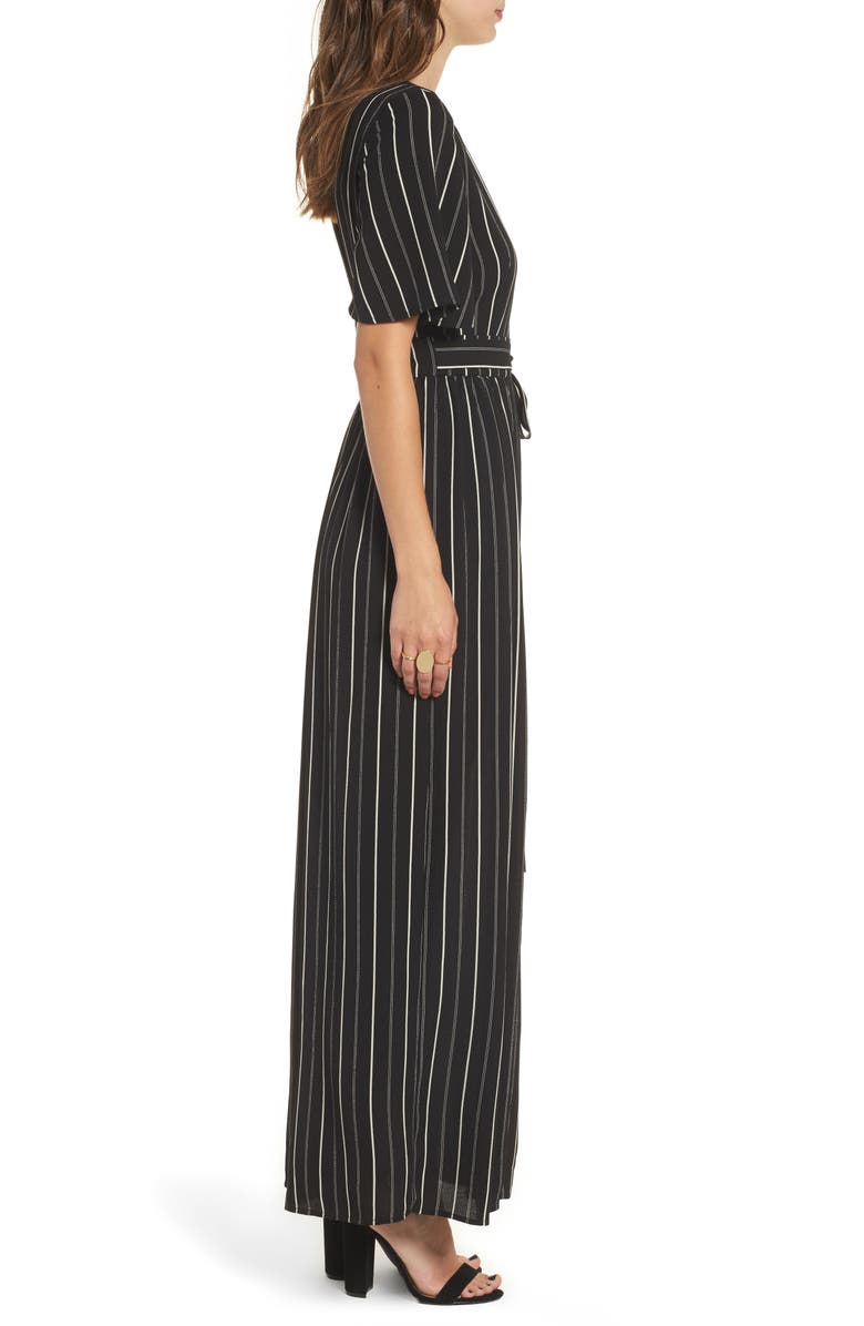 Socialite Stripe Maxi Romper, Alternate, color, 
