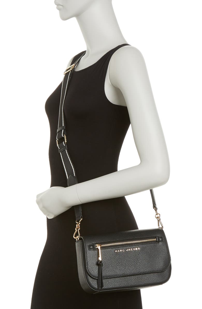 Marc Jacobs Leather Saddle Crossbody, Alternate, color,