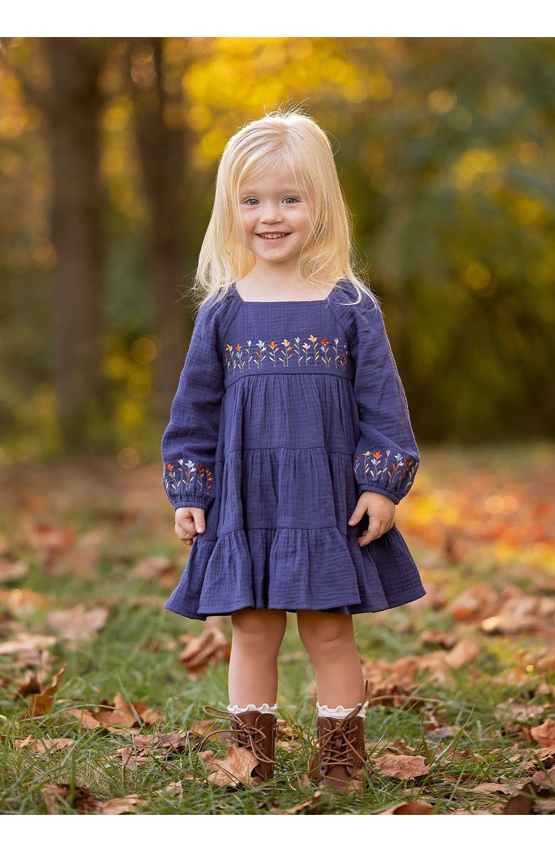 Mabel + Honey Clara Dress, Alternate, color, Blue