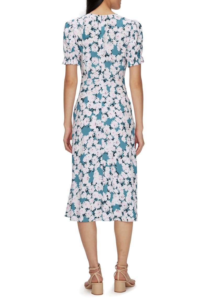Anaba Floral Midi Dress, Alternate, color, VINTAGE DAISIES SM IVORY