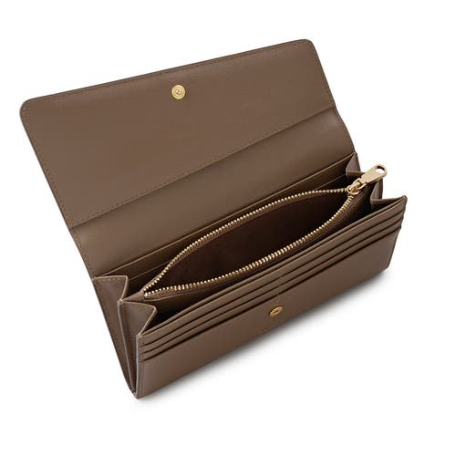 Radley The Kensal Large Flapover Wallet In Brown