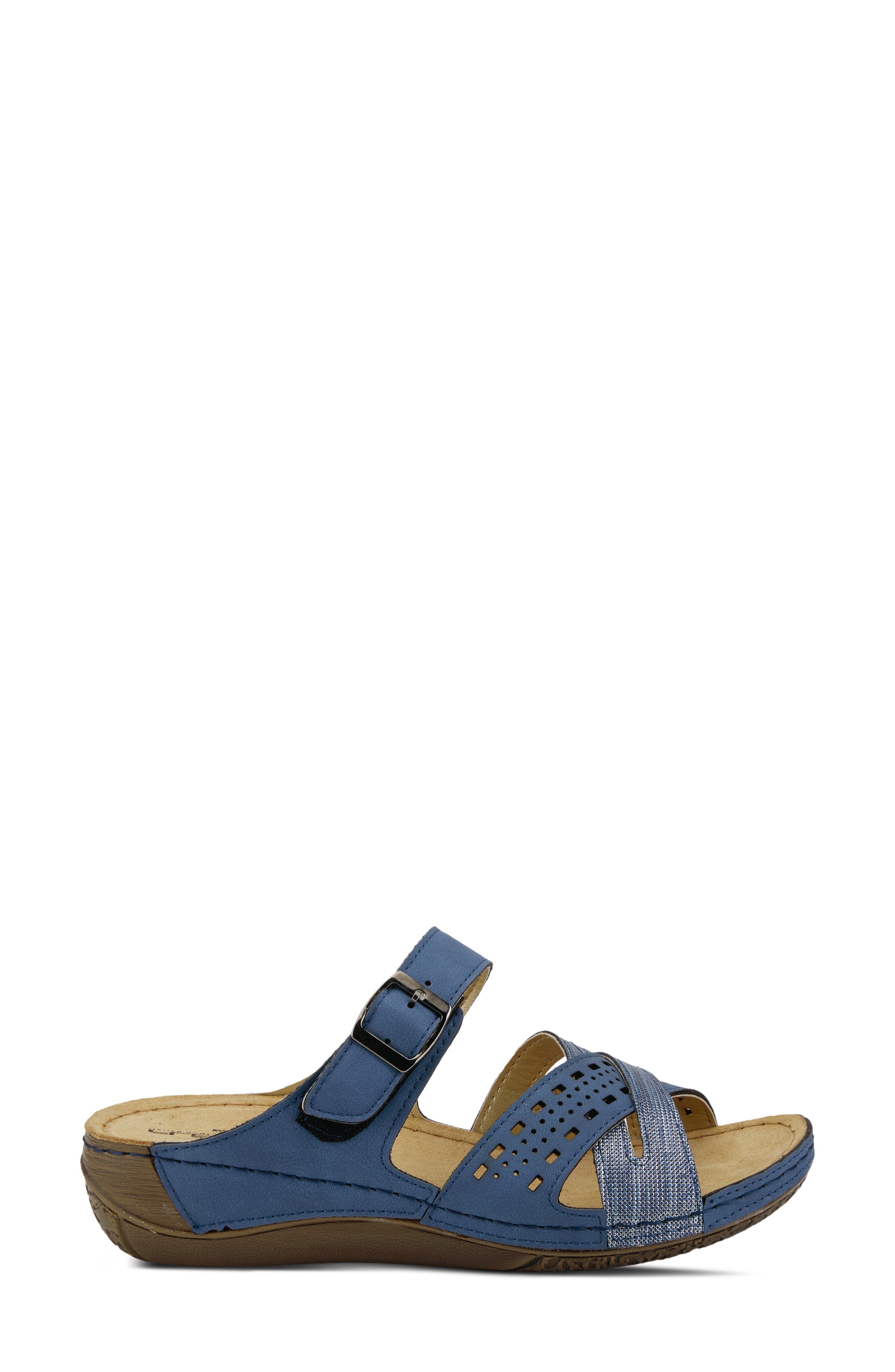 Denia Slide Sandal, Alternate, color, BLUE