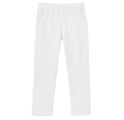 Girls Soft 100% Cotton UPF 50+ Jersey Pocket Pants (Toddler, Little Kid, Big Kid)
