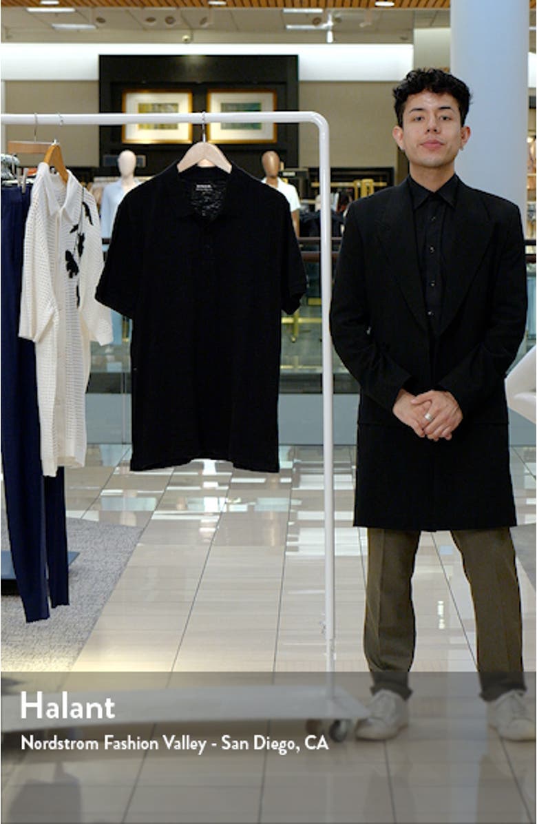 Regular Fit Slub Jersey Polo, sales video thumbnail