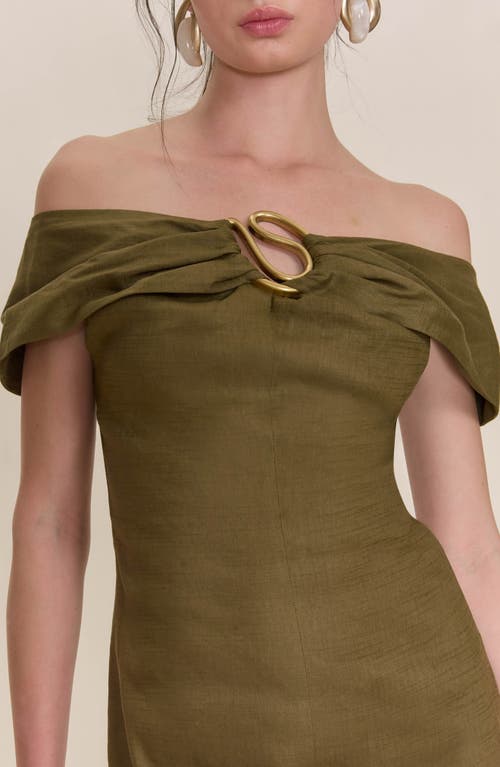 Cult Gaia Sawyer Off The Shoulder Minidress