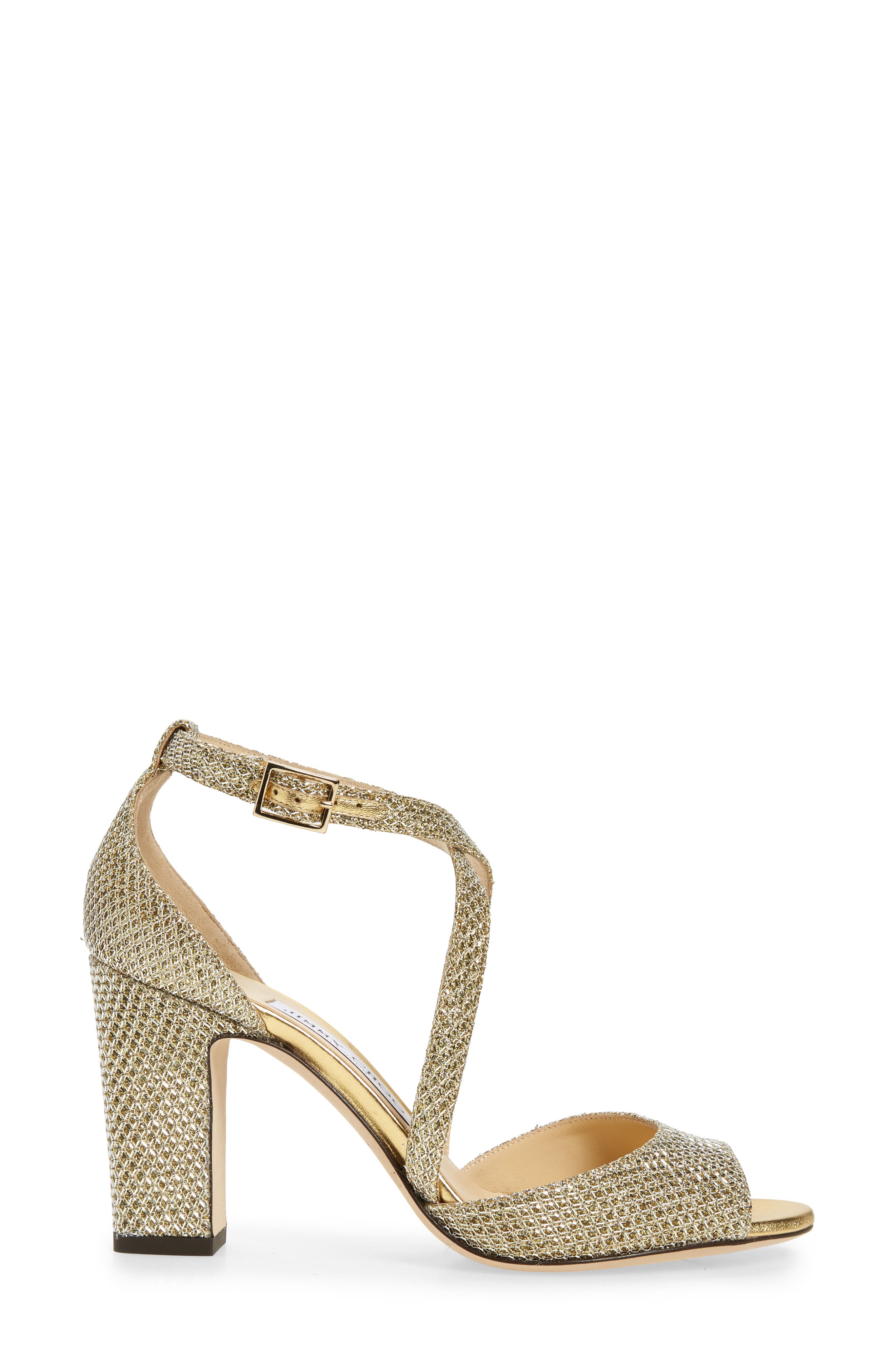 Carrie Shimmer Sandal (Nordstrom Exclusive), Alternate, color, CHAMPAGNE