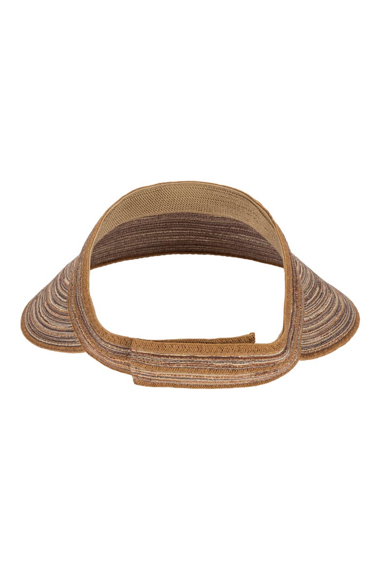 UPF 50+ Visor, Alternate, color, BROWN