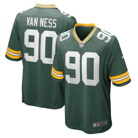 Men's Nike Lukas Van Ness Green Green Bay Packers  Game Jersey