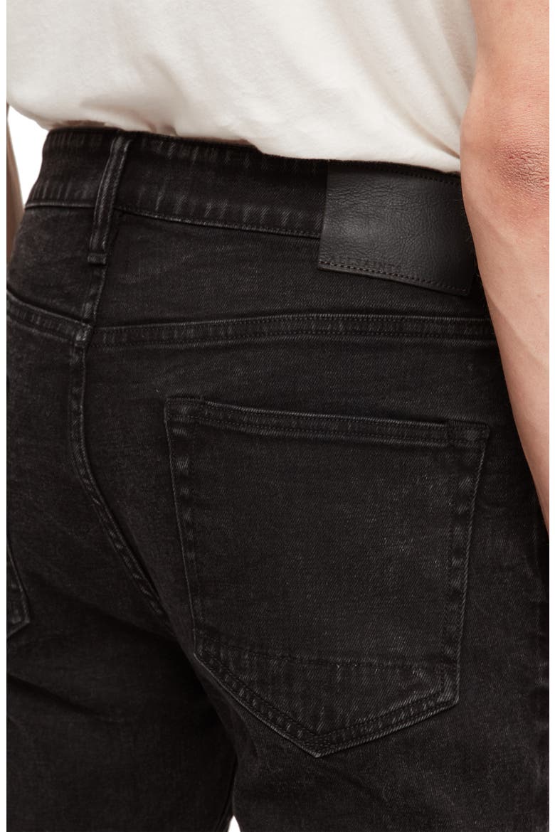 Cigarette Skinny Fit Jeans, Alternate, color, SMOKE BLACK