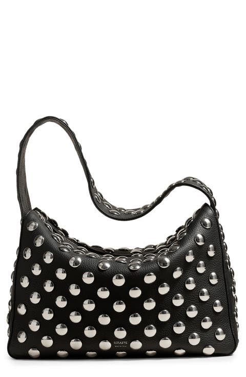 Elena Stud Detail Shoulder Bag