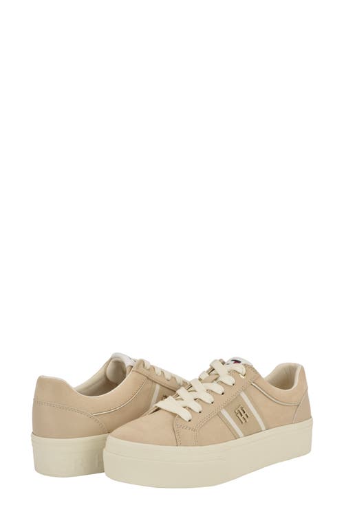 Tommy Hilfiger Badria Sneaker In Natural