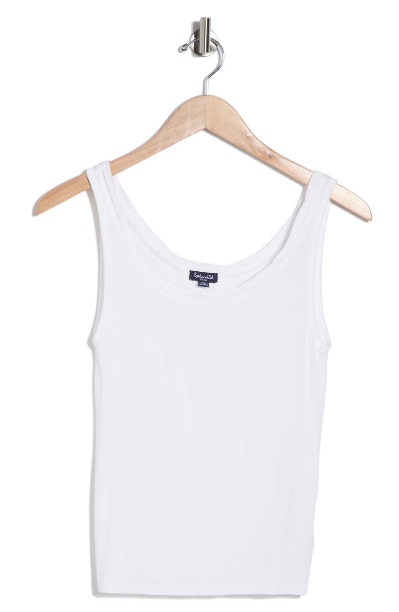 Splendid Chiara Crop Tank, Main, color, White