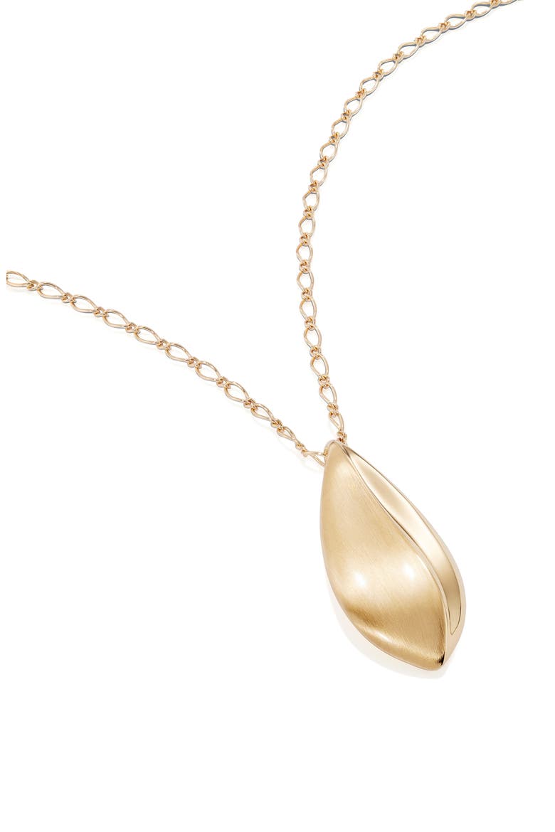 Tao Pendant Long Necklace, Alternate, color, GOLD