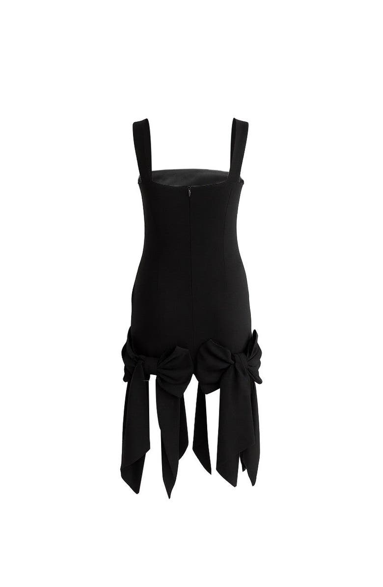 Tulleen Bow-Tail Dress, Alternate, color, Black