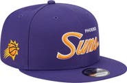 New Era Men's New Era Purple Phoenix Suns Evergreen Script Side Patch 9FIFTY Snapback Hat