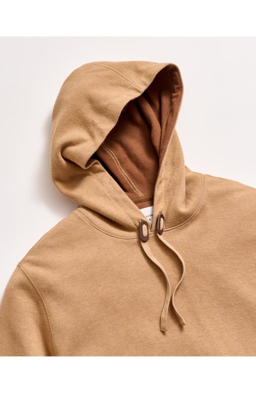 Billy Reid Cotton Blend Hoodie Sweatshirt In Camel