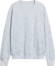 LoveShackFancy Karabeth Embellished Bow Sweatshirt