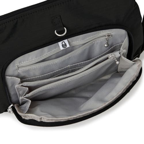 Baggallini Securtex Anti-theft Memento Crossbody Bag In Black