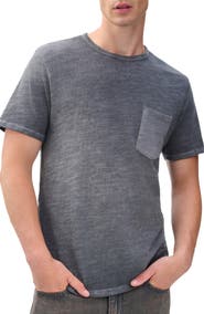 rag & bone Classic Flame Washed Slub Cotton T-Shirt
