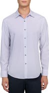W.R.K Slim Fit Neat Medallion Print Performance Button-Up Shirt