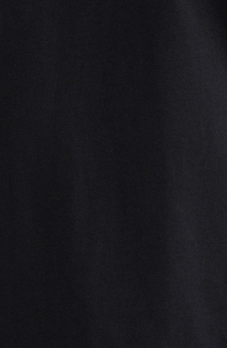 Caslon<sup>®</sup> Blouson Sleeve Cotton Blend Top, Alternate, color, Black