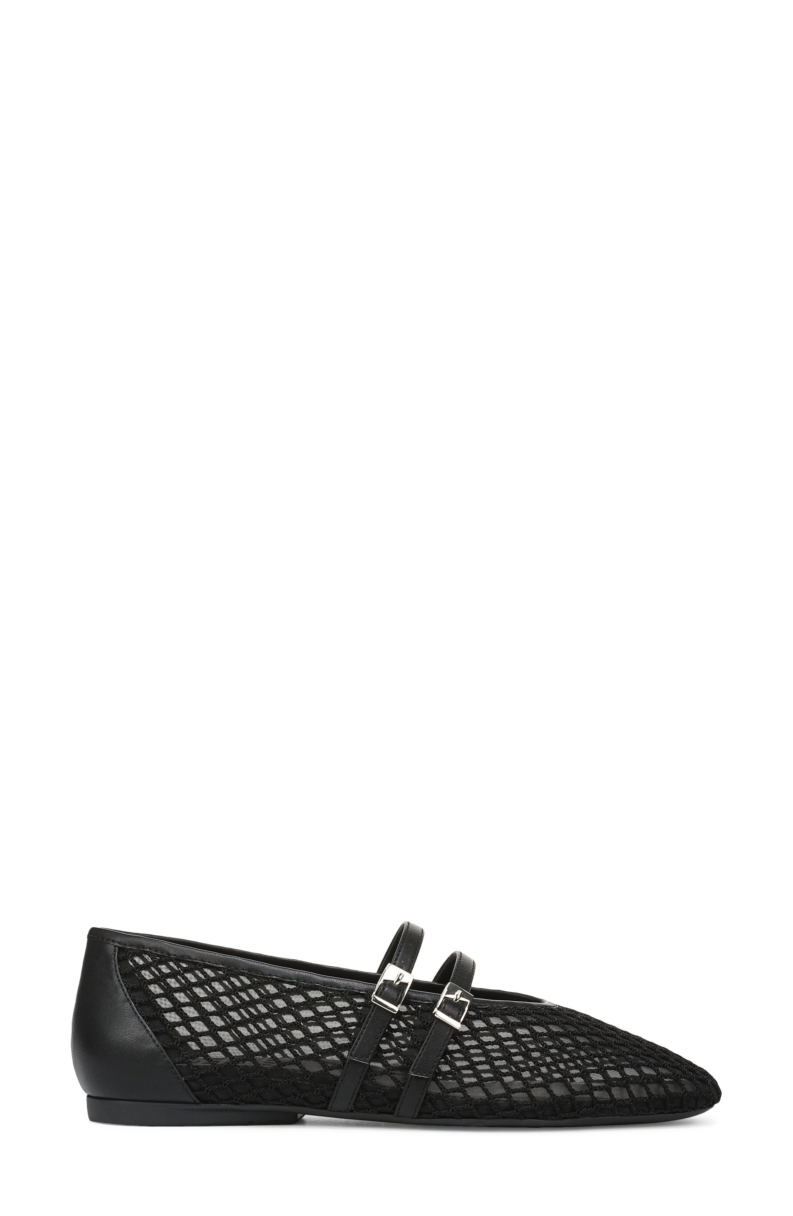 Cayla Flat, Alternate, color, BLACK