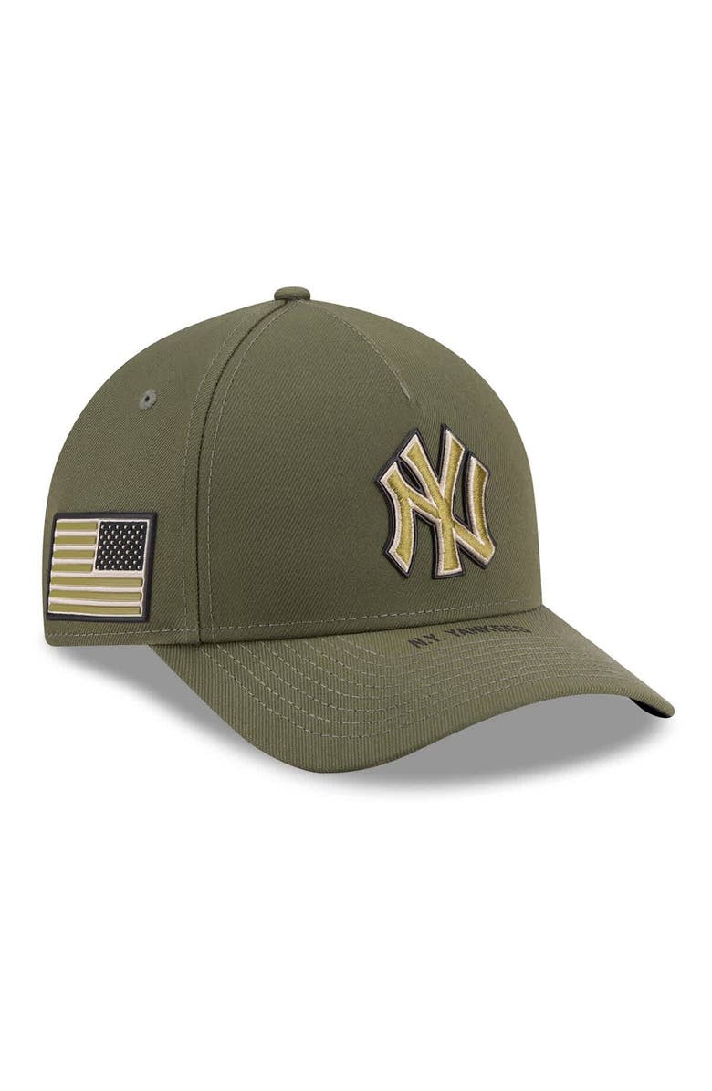 New Era Men's New Era  Olive New York Yankees 2026 Armed Forces Day 9FORTY Adjustable Hat, Main, color, Olive