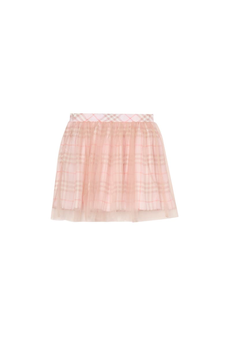 Check Silk Skirt, Alternate, color, Rose quartz