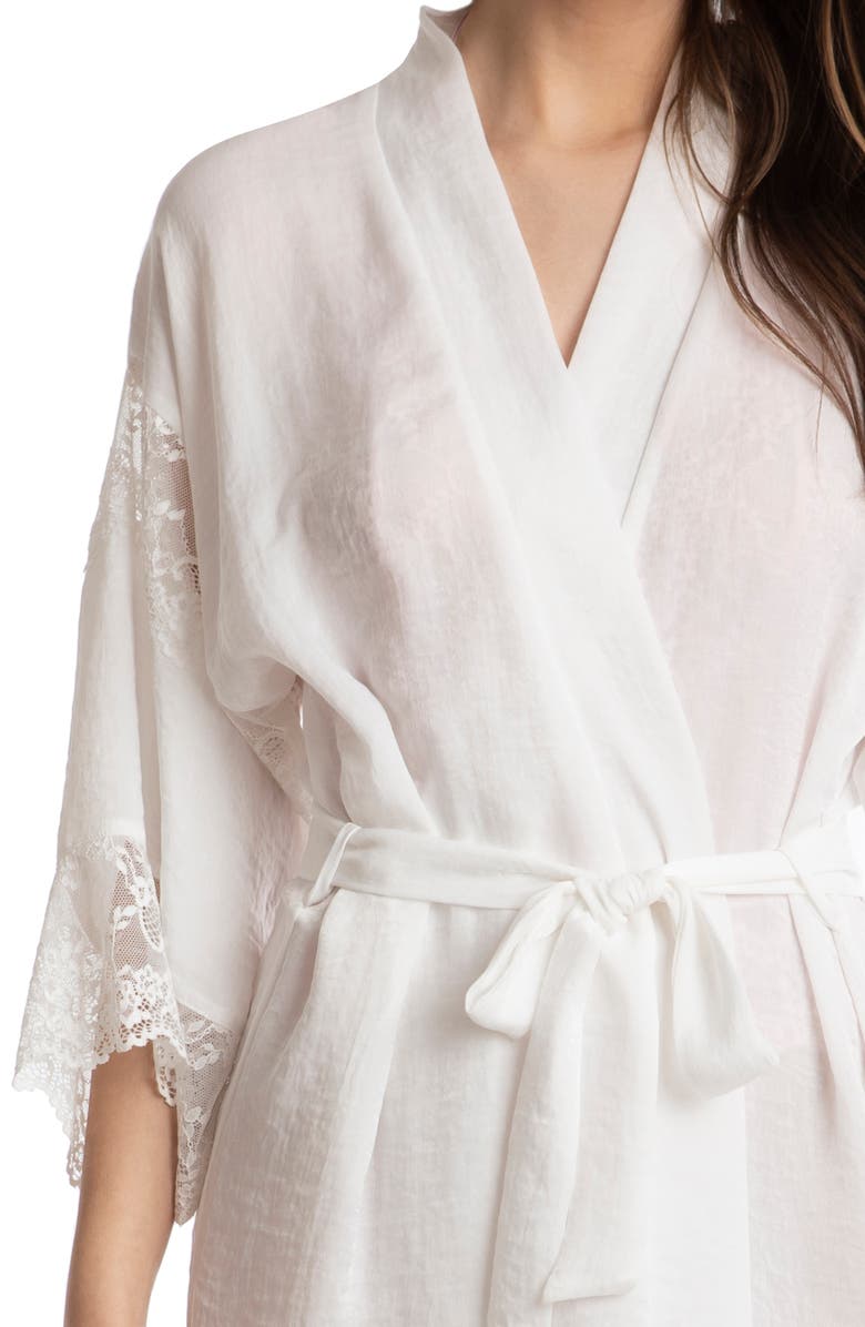 In Bloom by Jonquil Vilolet Lace Trim Floral Wrap, Alternate, color,