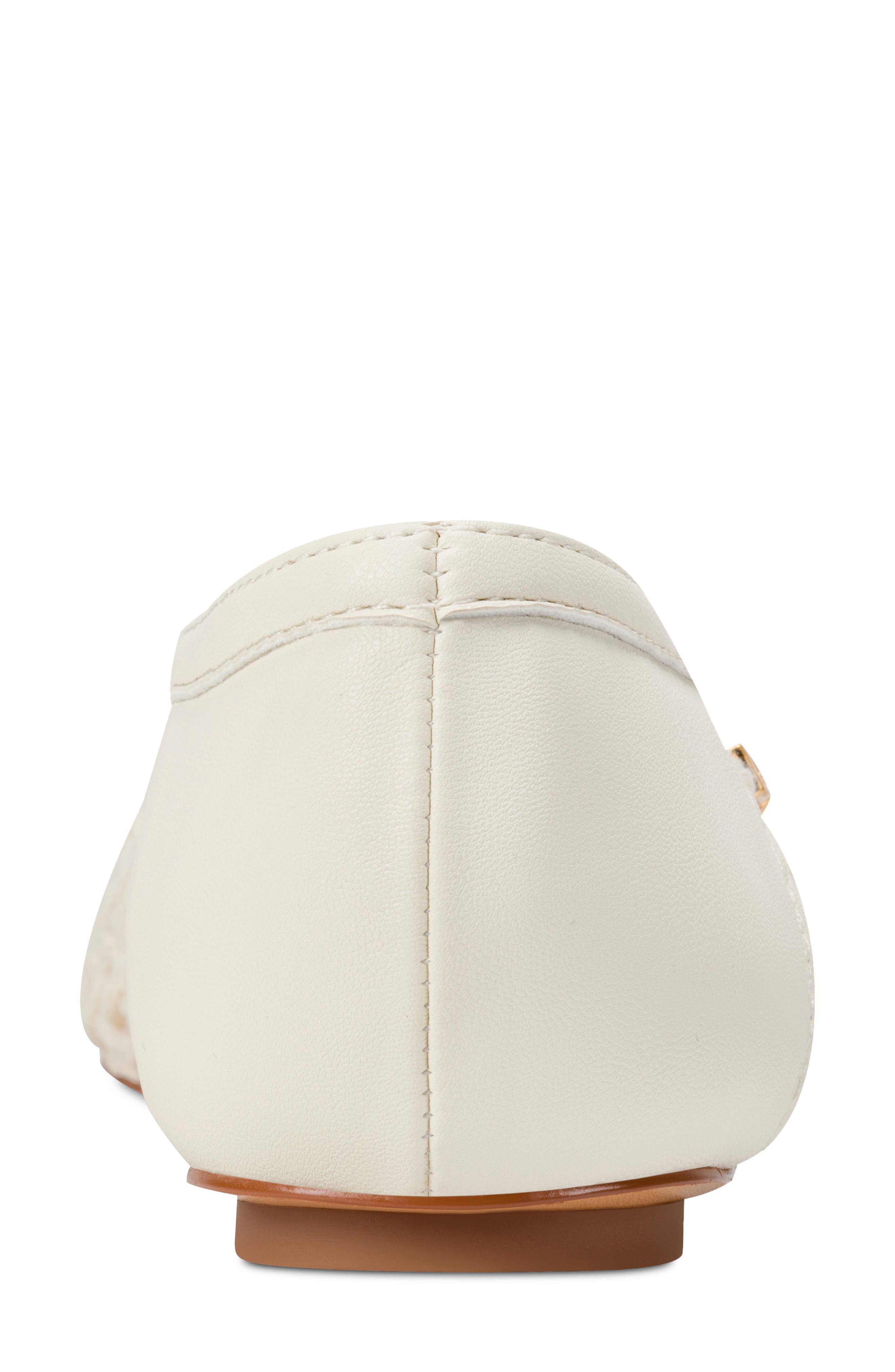 DKNY Avery Ballet Flat, Alternate, color, Ivory