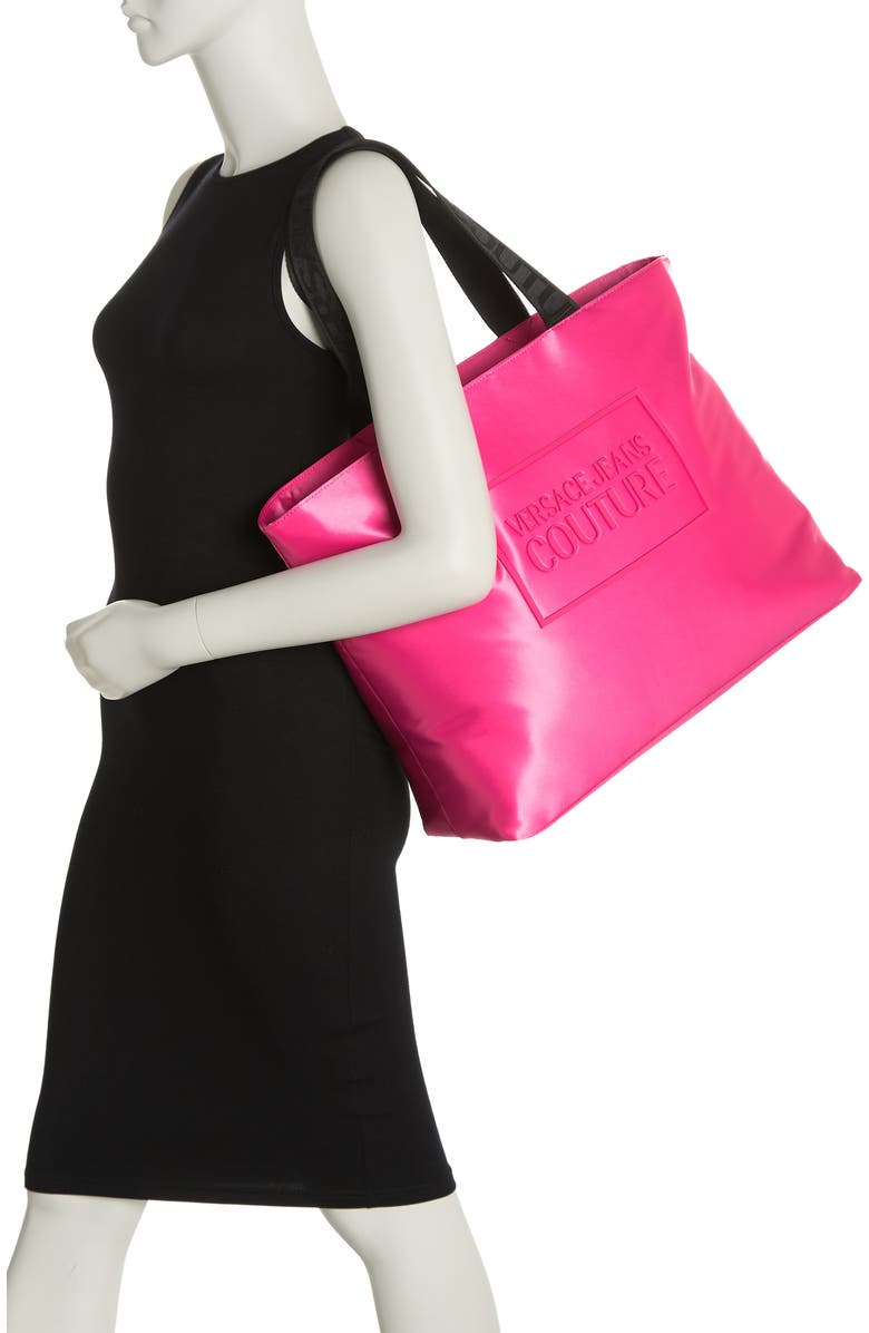 Versace Jeans Sporty Top Handle Tote Bag, Alternate, color,