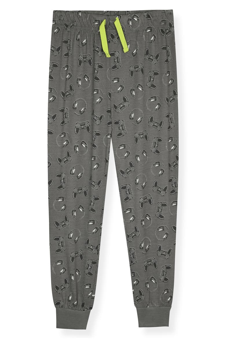 Kids' Graphic T-Shirt & Joggers Pajama Set, Alternate, color, GREY