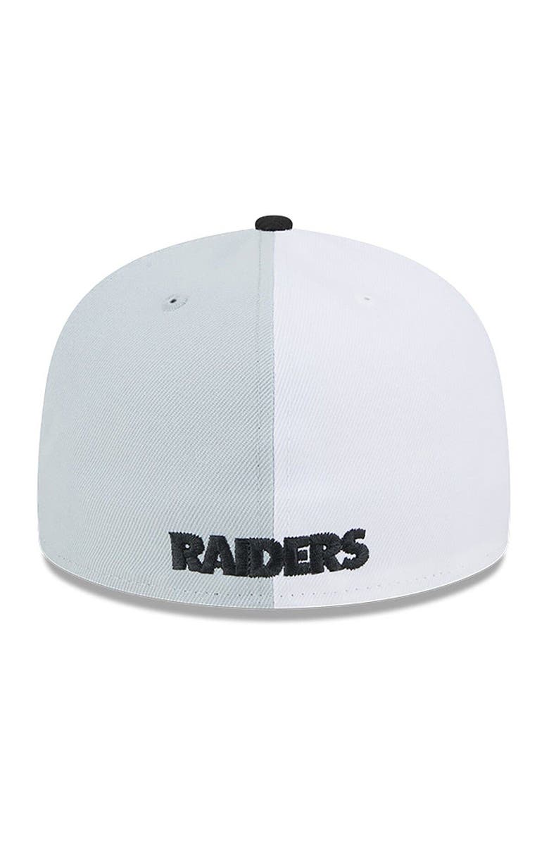 New Era Men's New Era  Gray/Black Las Vegas Raiders 2023 Sideline 59FIFTY Fitted Hat, Alternate, color, 