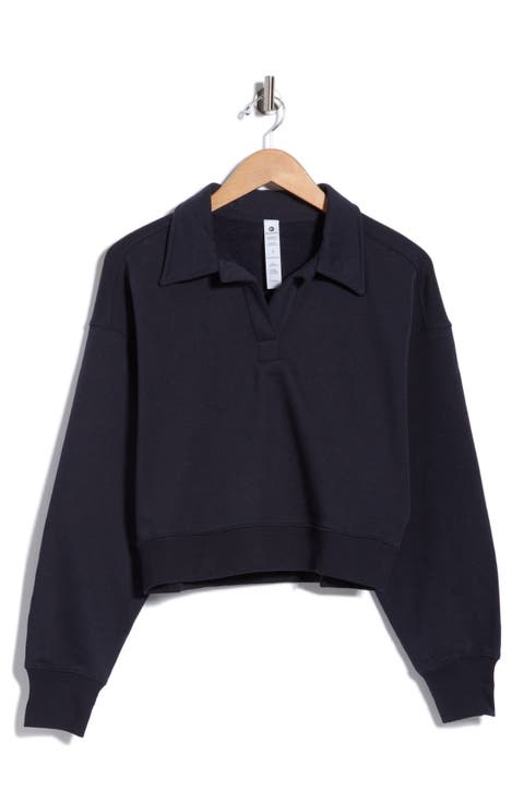 Silicon Fleece Portland Johnny Collar Sweatshirt