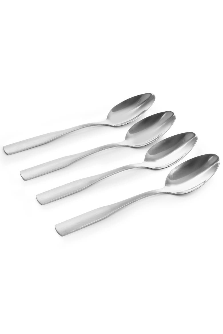 Classic Profile Tea Spoon 4 Piece Set, Alternate, color, Silver