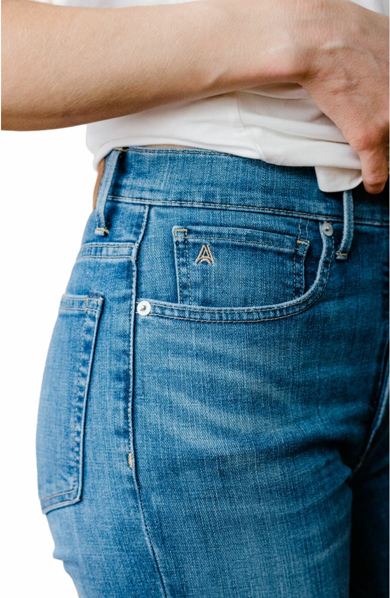 ABLE Holly Kick Flare, Alternate, color, Medium Indigo Wash