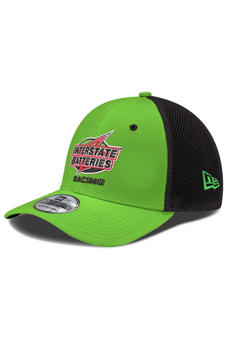 New Era Men's New Era Green Kyle Busch Interstate Batteries NEO 39THIRTY Flex Hat, Alternate, color, 