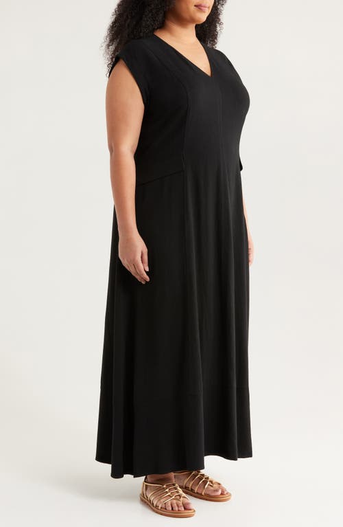 Melloday Cap Sleeve Maxi Dress