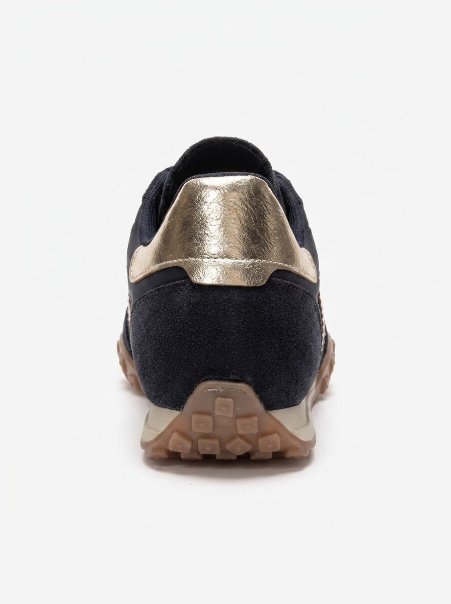 Flux Sneaker, Alternate, color, Navy Suede