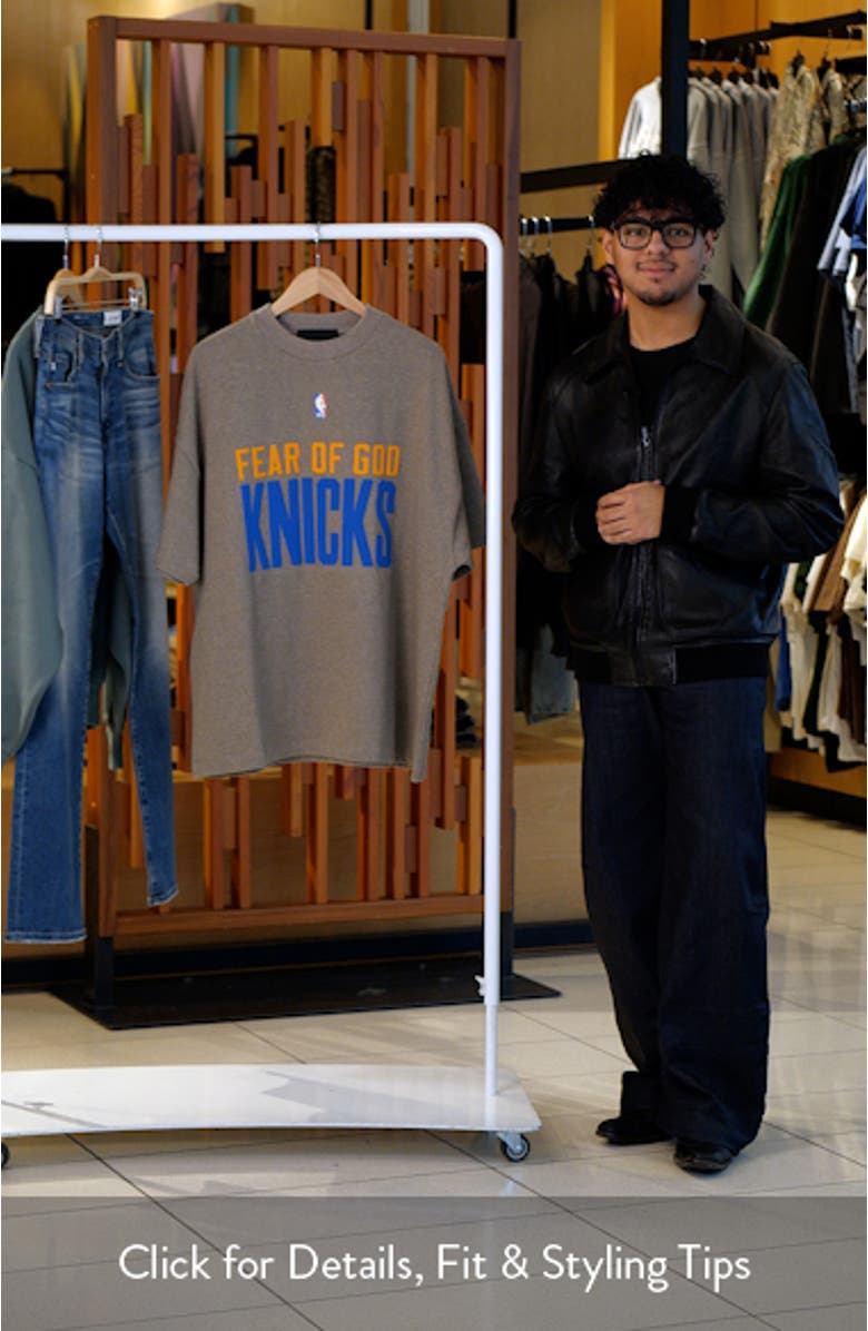 x NBA Knicks Classic Fit Graphic T-Shirt, sales video thumbnail