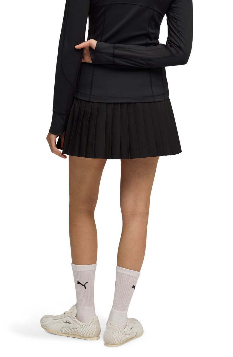 PUMA x Guizio Pleated Skirt, Alternate, color, Puma Black